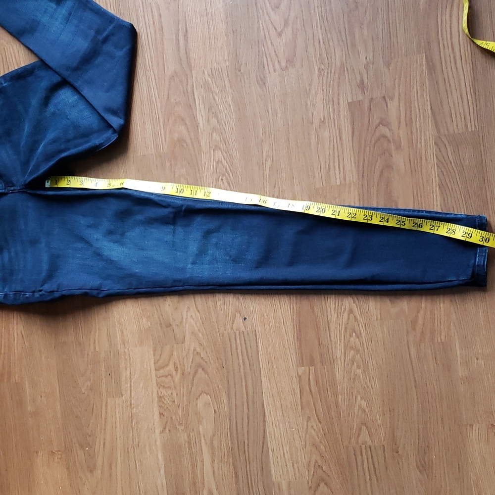 Express Skinny Stretch Legging Jeans Size 0๐ 24" Waist X 30" Inseam Length - Picture 8 of 13